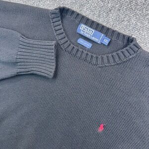 Polo by Ralph Lauren Charcoal Crewneck Sweater